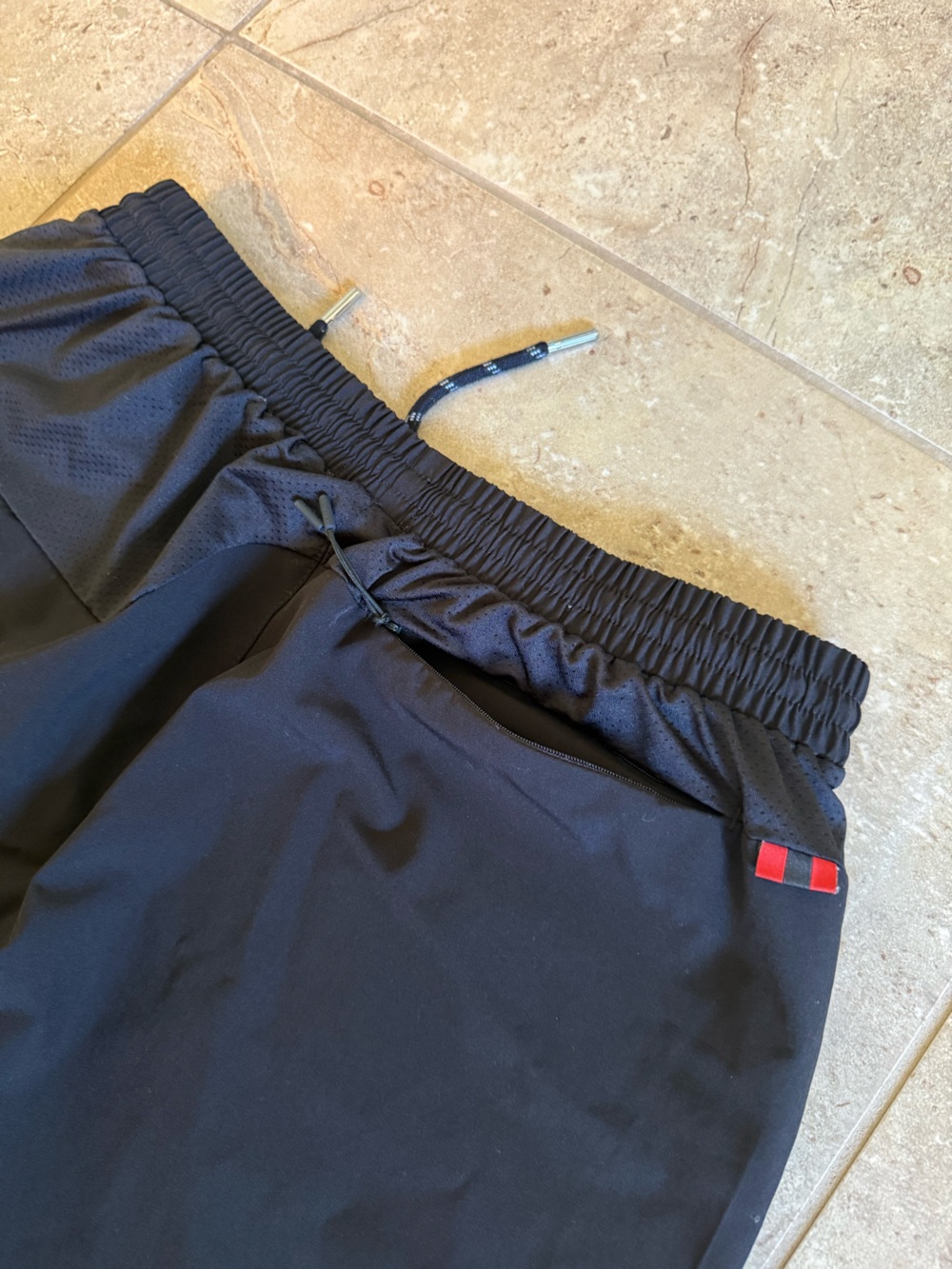 Live Breathe Futbol Black Maestro Shorts Drawstring Zipper Pockets Men’s Large - Picture 4 of 11